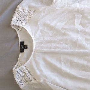 Cute lace dress top!